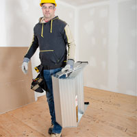 Portable Work-Stand Saw Horse, Aluminum Frame, 12-1/4" D x 24" H Fastek