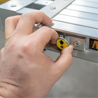 Telescoping Work Plank, 204" W x 12" D, 250 lbs. Capacity, Knocked Down Fastek