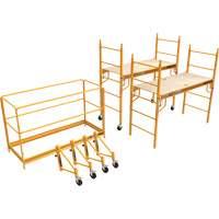 Trousse compl&egrave;te de tour d'&eacute;chafaudage pour cloison s&egrave;che de 12', 58-1/2" p x 183" h Fastek