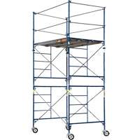 Complete Scaffold Tower with Casters, 69-1/2" D x 178" H Fastek