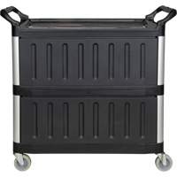 Chariot utilitaire, 3 tiers, 19-3/4" x 37-1/2" x 40-1/4", Capacit&eacute; 250 lb Fastek