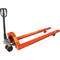8' Long Fork Hydraulic Pallet Trucks, 96" L x 27" W, 4400 lbs. Capacity Fastek