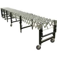 Expandable Conveyor, 18" W x 12' L, 200 lbs. per lin. ft. Capacity Fastek