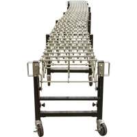 Expandable Conveyor, 18" W x 12' L, 200 lbs. per lin. ft. Capacity Fastek
