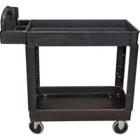 Chariot utilitaire, 2 tiers, 17-1/8" x 33-1/2" x 37-5/8", Capacit&eacute; 550 lb Fastek