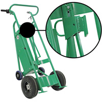 Powered Drum Hand Truck with Pneumatic Wheels Fastek