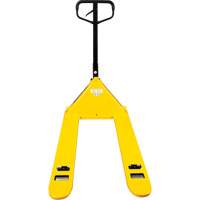 Steel Wheel Pallet Truck, Steel, 48" L x 27" W, 5500 lbs. Capacity Fastek