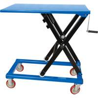 Manual Scissor Lift Table, 37-3/8" L x 23-5/8" W, Steel, 660 lbs. Capacity Fastek