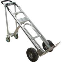 3-in-1 Convertible Hand Truck, Aluminum, 600 lbs. Capacity Fastek