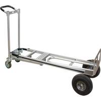 3-in-1 Convertible Hand Truck, Aluminum, 600 lbs. Capacity Fastek