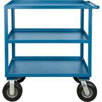 Outdoor Shelf Cart, 3 Tiers, 18" W x 39" H x 33" D, 1200 lbs. Capacity Fastek