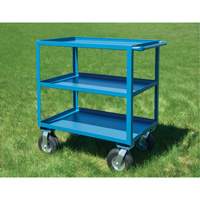 Outdoor Shelf Cart, 3 Tiers, 18" W x 39" H x 33" D, 1200 lbs. Capacity Fastek