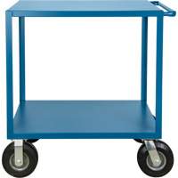 Outdoor Shelf Cart, 2 Tiers, 18" W x 39" H x 33" D, 1200 lbs. Capacity Fastek