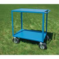 Outdoor Shelf Cart, 2 Tiers, 18" W x 39" H x 33" D, 1200 lbs. Capacity Fastek
