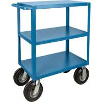 Outdoor Shelf Cart, 3 Tiers, 18" W x 39" H x 33" D, 1200 lbs. Capacity Fastek
