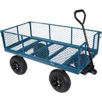 Wagon with Drop Sides, 24" W x 48" L, 800 lbs. Capacity Fastek