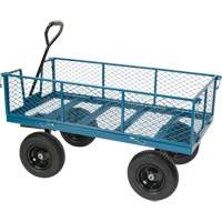Wagon with Drop Sides, 24" W x 48" L, 800 lbs. Capacity Fastek