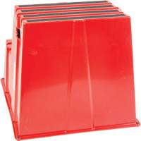 Industrial Step Stool, 2 Steps, 26" x 22-7/16" x 19-11/16" High Fastek