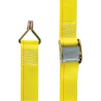 Ratchet Strap, Cam Buckle, 2" W x 12' L, 500 lbs. (227 kg) WLL Fastek