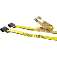 Tendeur d'arrimage pour treuil, Crochet plat, 30' , 2" , Charge d'utilisation max. 3335 lb (1512 kg) Fastek