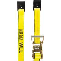 Tendeur d'arrimage pour treuil, Crochet plat, 30' , 2" , Charge d'utilisation max. 3335 lb (1512 kg) Fastek