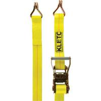 Tendeur d'arrimage pour treuil, Crochet en J, 30' , 2" , Charge d'utilisation max. 1670 lb (757 kg) Fastek