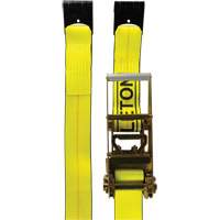 Tendeur d'arrimage pour treuil, Crochet plat, 30' , 3" , Charge d'utilisation max. 5400 lb (2449 kg) Fastek