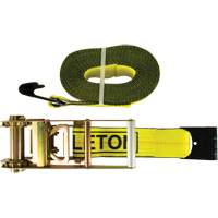 Tendeur d'arrimage pour treuil, Crochet plat, 30' , 3" , Charge d'utilisation max. 5400 lb (2449 kg) Fastek