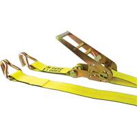 Tendeur d'arrimage pour treuil, Crochet en J, 30' , 3" , Charge d'utilisation max. 5400 lb (2449 kg) Fastek