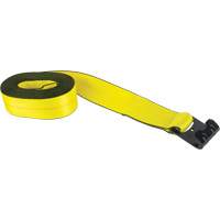 Tendeur d'arrimage logistique, Crochet plat, 30' , 3" , Charge d'utilisation max. 5400 lb (2449 kg) Fastek