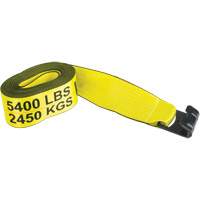 Tendeur d'arrimage logistique, Crochet plat, 30' , 4" , Charge d'utilisation max. 5400 lb (2449 kg) Fastek