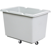Starcart Box Truck, Polyethylene, 39" L x 27" W x 30" H, 12 cu. ft. Volume, 400 lbs. Capacity Fastek