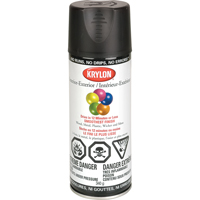 Industrial Acryli-Quik Lacquer, Black, Semi-Flat, 12 oz., Aerosol Can Fastek