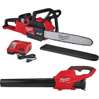 Cordless Chainsaw & Blower Kit, 16", Battery Powered, 18 V Fastek