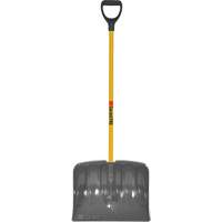 High Capacity Mountain Mover Snow Shovel, Polypropylene Blade, 19" Wide, D-Grip Handle Fastek