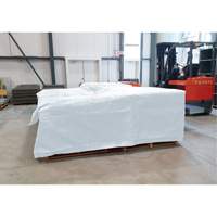 Insulated Tarp, Polyethylene, White, 20' x 12' x 8 mils Fastek