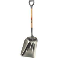 Grain Scoop #8, Wood, Aluminum Blade, D-Grip Handle Fastek