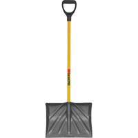Pro Scraper Shovel, Polypropylene Blade, 18" Wide, D-Grip Handle Fastek