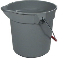 Brute<sup>®</sup> Bucket, 2.5 US Gal. (10 qt.) Capacity, Grey NB853 | Fastek