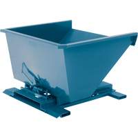 Self-Dumping Hopper, Steel, 3/4 cu.yd., Blue NB954 | Fastek