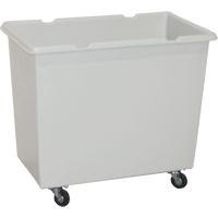 Mini Starcart Box Truck, Polyethylene, 33" L x 19" W x 28" H, 6 cu. ft. Volume, 200 lbs. Capacity Fastek