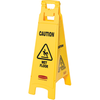 "Wet Floor" Safety Signs, English with Pictogram NC529 | Fastek