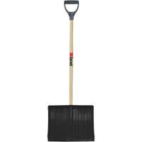 Nordic Snow Shovel, Polypropylene Blade, 17-3/4" Wide, D-Grip Handle Fastek