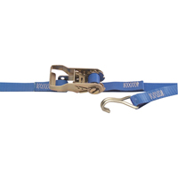 Heavy-Duty Utility Straps, Wire Hook, 1" W x 13' L, 167 lbs. (76 kg) Working Load Limit Fastek