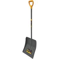 Pro Snow Shovel, Polypropylene Blade, 13-7/8" Wide, D-Grip Handle Fastek