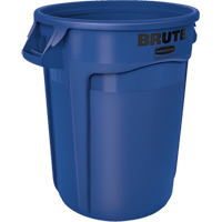 Round Brute<sup>®</sup> Containers, Bulk, Polyethylene, 32 US gal. NG251 | Fastek