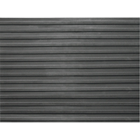Entrance Mats, Runner, 3' x lin.ft x 1/8", Black Fastek