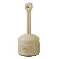 Smoker’s Cease-Fire<sup>®</sup> Cigarette Butt Receptacle, Free-Standing, Plastic, 4 US gal. Capacity, 38-1/2" Height NI378 | Fastek