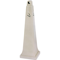 Groundskeeper Cigarette Waste Collectors, Free-Standing, Plastic, 1 US gal. Capacity, 39-3/4" Height Fastek