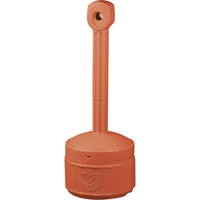 Smoker’s Cease-Fire<sup>®</sup> Cigarette Butt Receptacle, Free-Standing, Plastic, 1 US gal. Capacity, 30" Height NI705 | Fastek